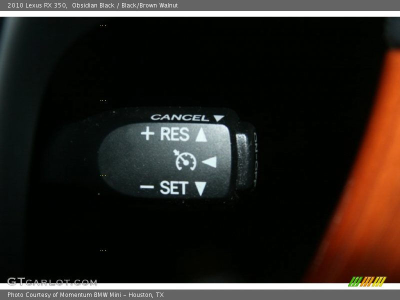 Obsidian Black / Black/Brown Walnut 2010 Lexus RX 350