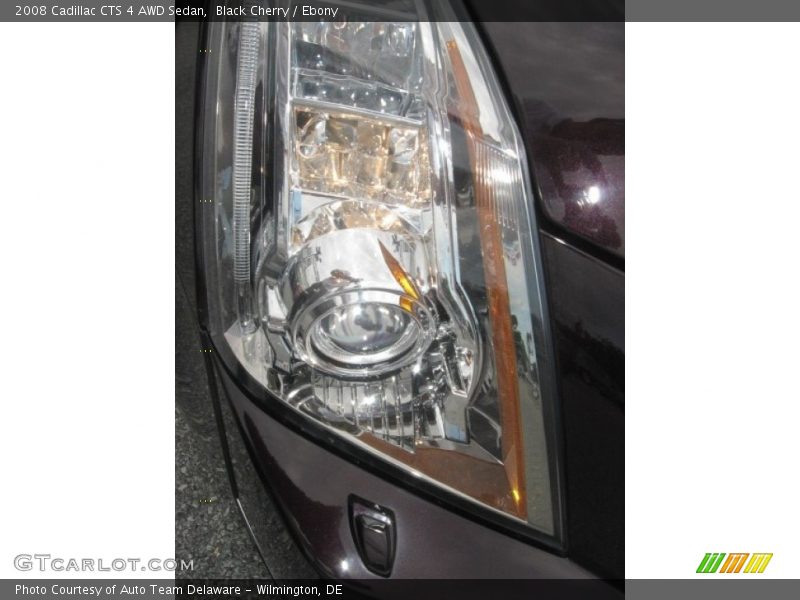 Black Cherry / Ebony 2008 Cadillac CTS 4 AWD Sedan