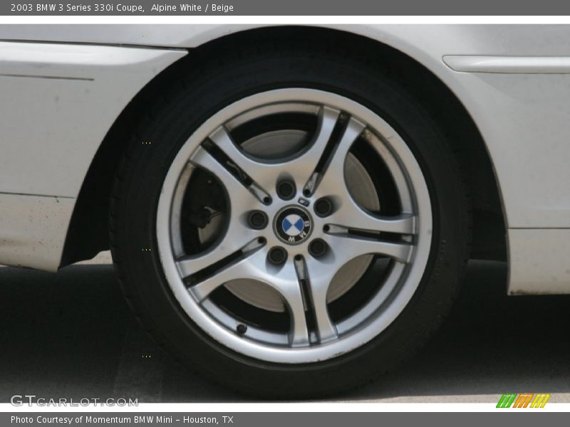 Alpine White / Beige 2003 BMW 3 Series 330i Coupe