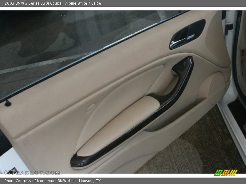 Alpine White / Beige 2003 BMW 3 Series 330i Coupe