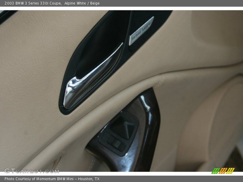 Alpine White / Beige 2003 BMW 3 Series 330i Coupe