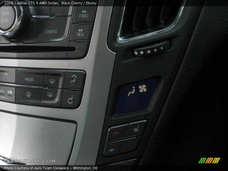 Black Cherry / Ebony 2008 Cadillac CTS 4 AWD Sedan