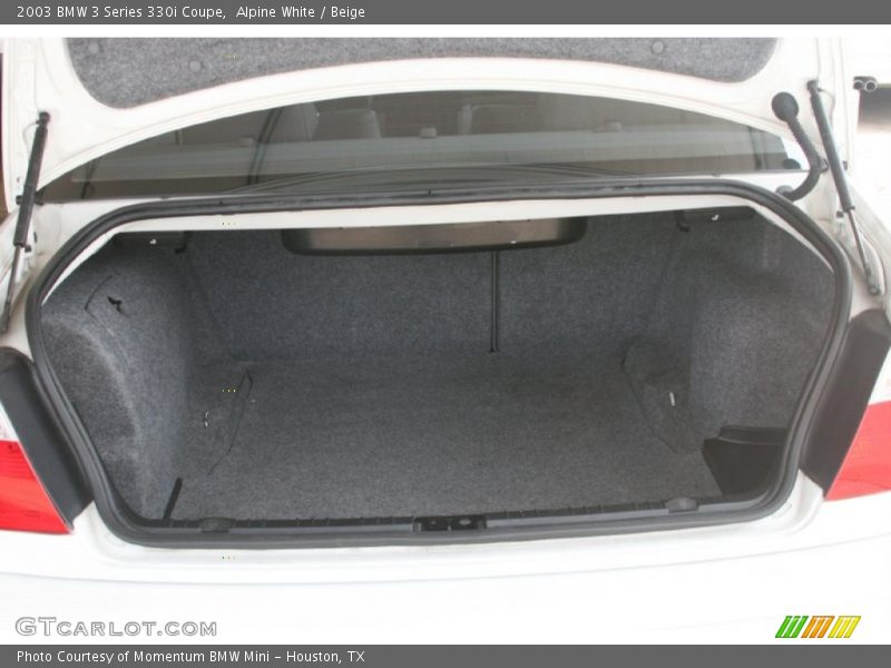  2003 3 Series 330i Coupe Trunk