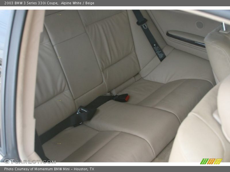 Alpine White / Beige 2003 BMW 3 Series 330i Coupe