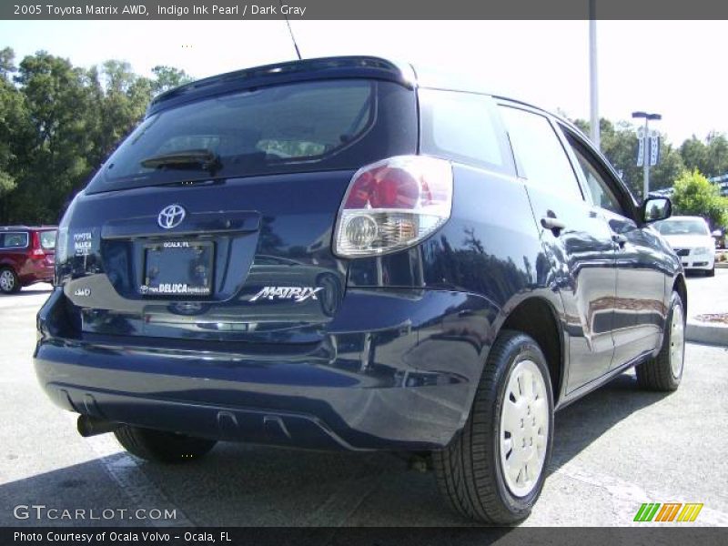 Indigo Ink Pearl / Dark Gray 2005 Toyota Matrix AWD