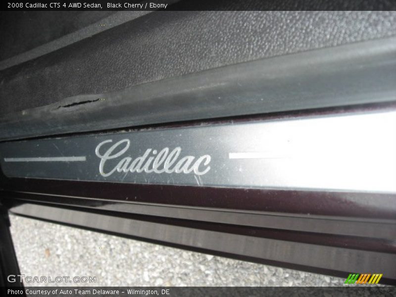 Black Cherry / Ebony 2008 Cadillac CTS 4 AWD Sedan