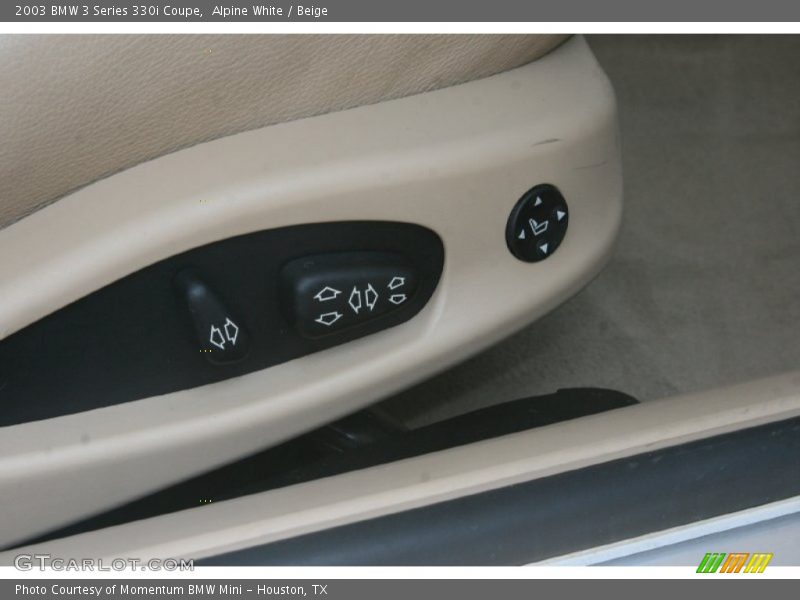 Alpine White / Beige 2003 BMW 3 Series 330i Coupe
