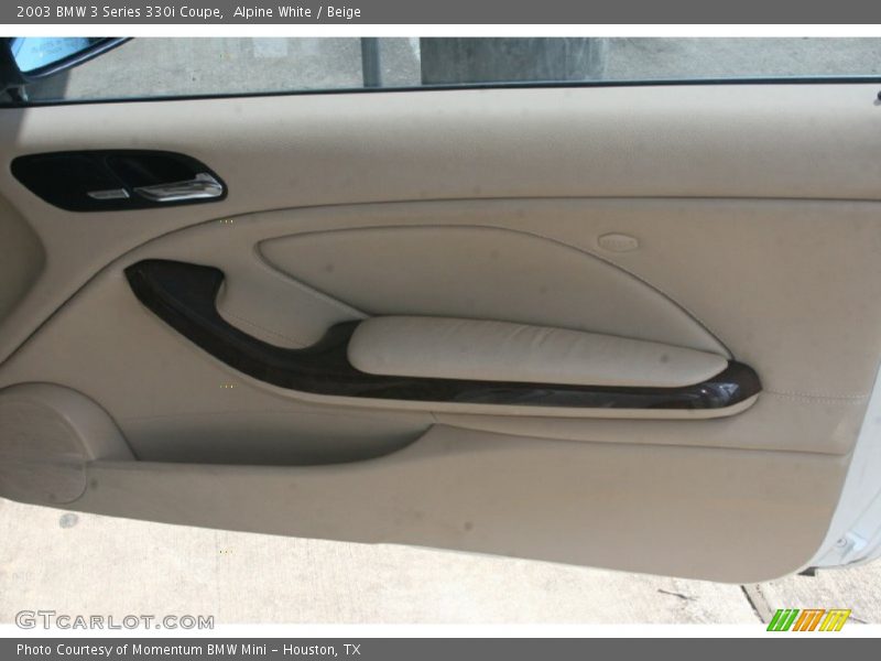 Alpine White / Beige 2003 BMW 3 Series 330i Coupe