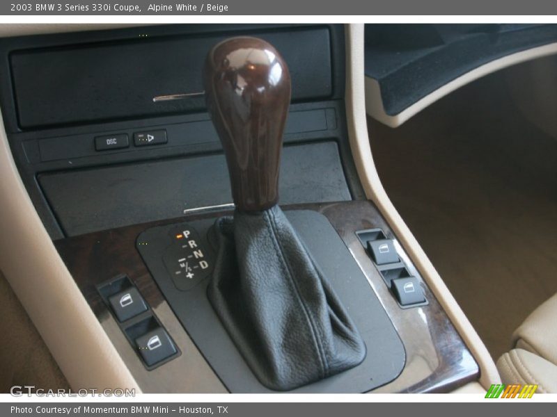  2003 3 Series 330i Coupe 5 Speed Automatic Shifter