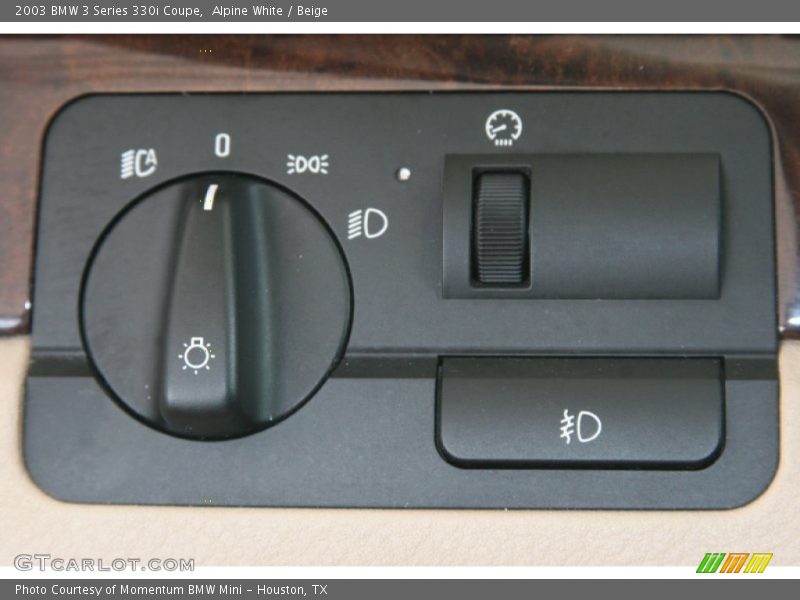 Controls of 2003 3 Series 330i Coupe