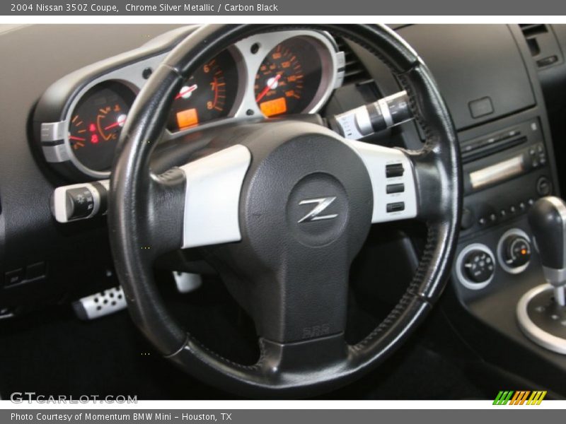 Chrome Silver Metallic / Carbon Black 2004 Nissan 350Z Coupe