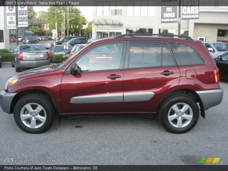 Salsa Red Pearl / Taupe 2005 Toyota RAV4