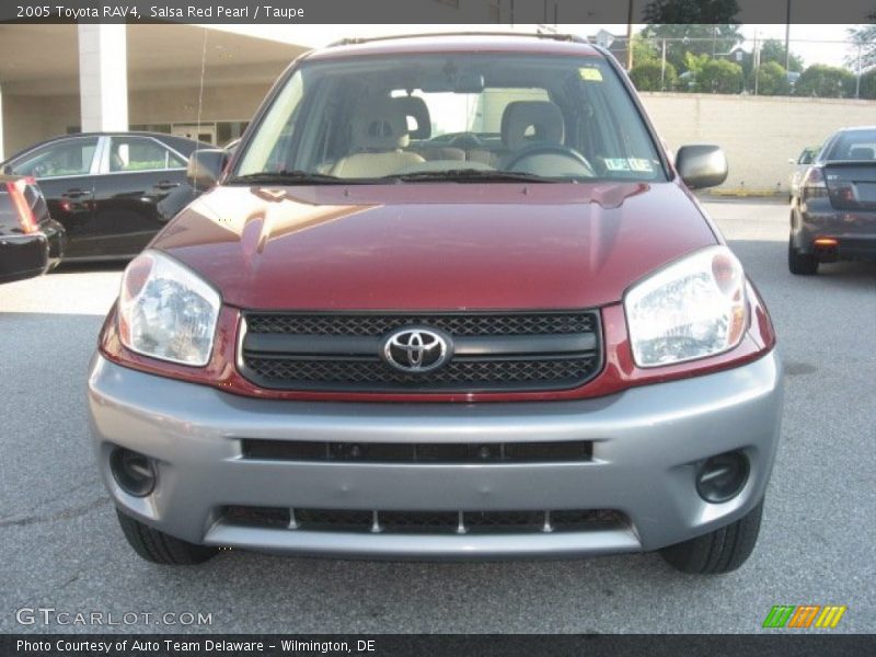 Salsa Red Pearl / Taupe 2005 Toyota RAV4