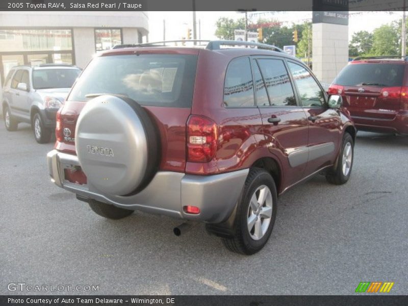 Salsa Red Pearl / Taupe 2005 Toyota RAV4