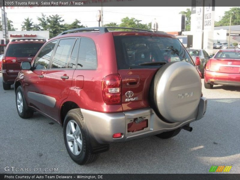 Salsa Red Pearl / Taupe 2005 Toyota RAV4