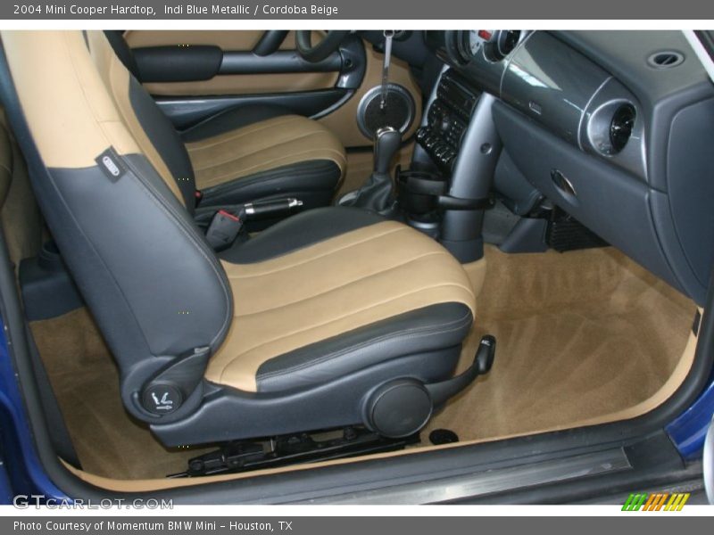 Indi Blue Metallic / Cordoba Beige 2004 Mini Cooper Hardtop