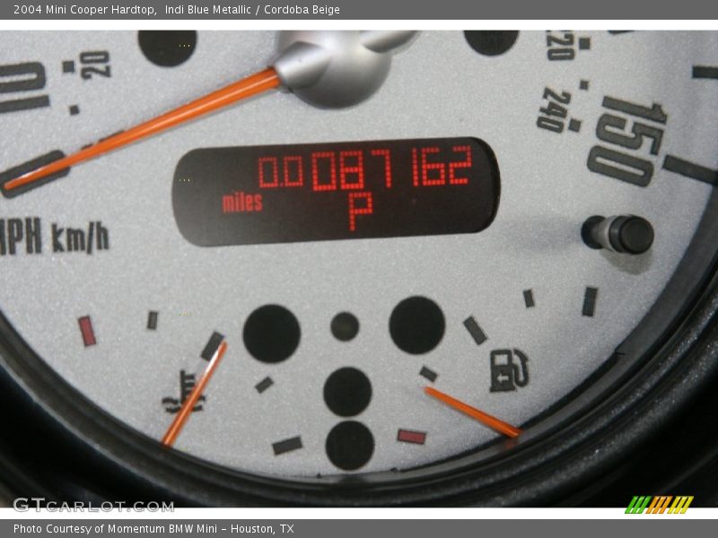 Indi Blue Metallic / Cordoba Beige 2004 Mini Cooper Hardtop