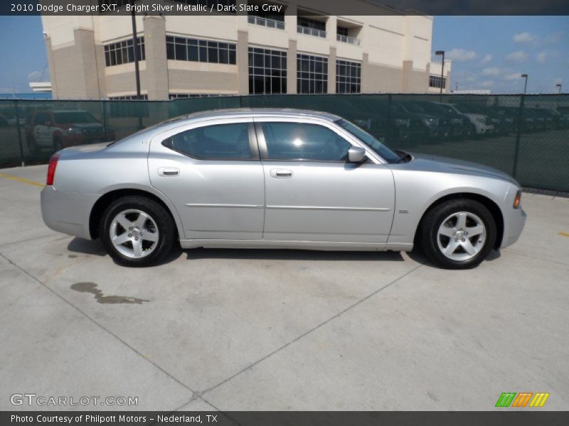 Bright Silver Metallic / Dark Slate Gray 2010 Dodge Charger SXT