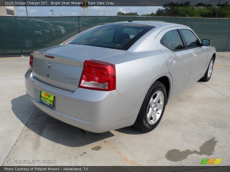 Bright Silver Metallic / Dark Slate Gray 2010 Dodge Charger SXT