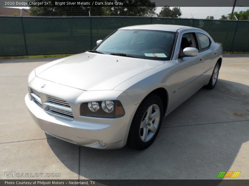 Bright Silver Metallic / Dark Slate Gray 2010 Dodge Charger SXT