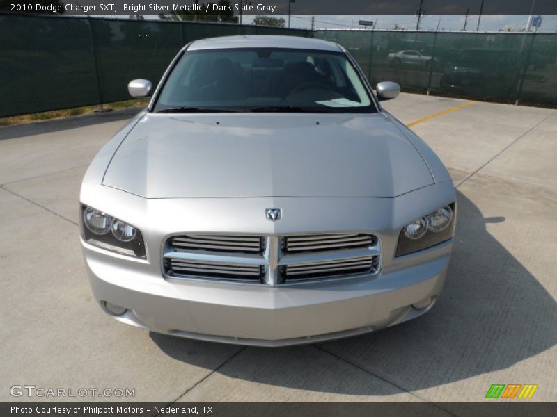 Bright Silver Metallic / Dark Slate Gray 2010 Dodge Charger SXT
