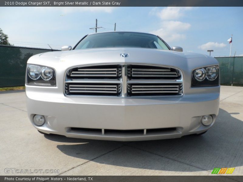 Bright Silver Metallic / Dark Slate Gray 2010 Dodge Charger SXT