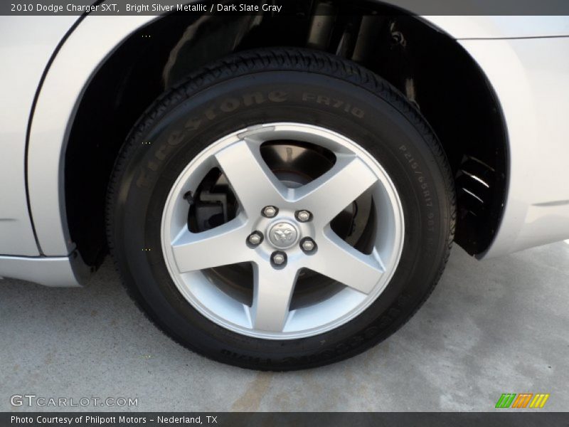 Bright Silver Metallic / Dark Slate Gray 2010 Dodge Charger SXT