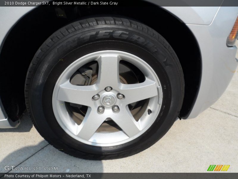 Bright Silver Metallic / Dark Slate Gray 2010 Dodge Charger SXT
