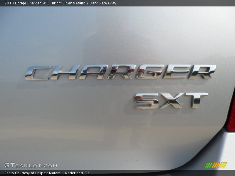 Bright Silver Metallic / Dark Slate Gray 2010 Dodge Charger SXT