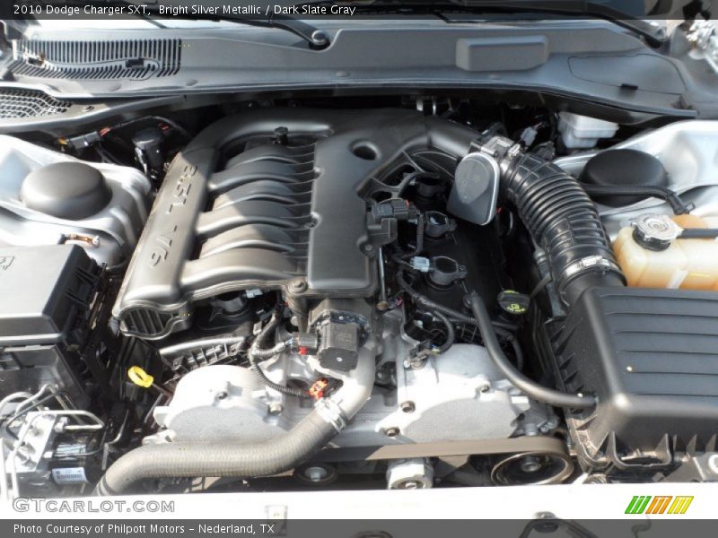 Bright Silver Metallic / Dark Slate Gray 2010 Dodge Charger SXT