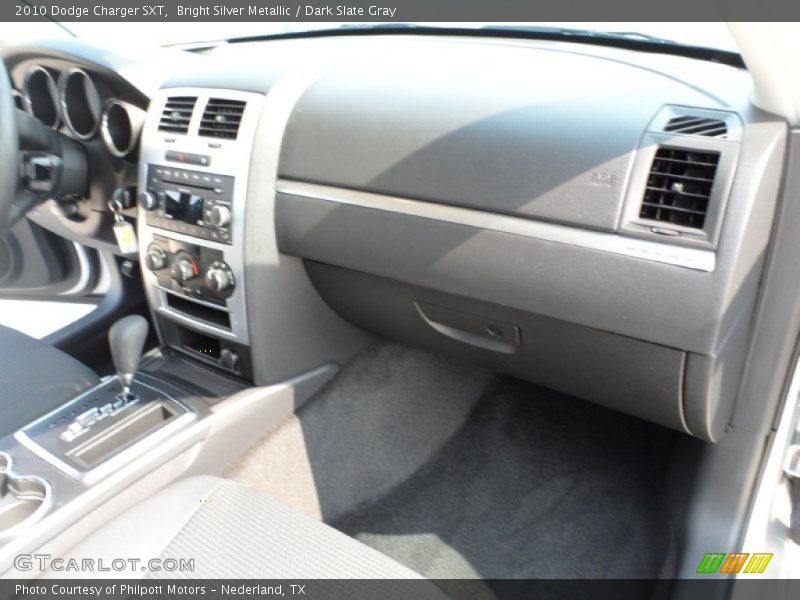 Bright Silver Metallic / Dark Slate Gray 2010 Dodge Charger SXT