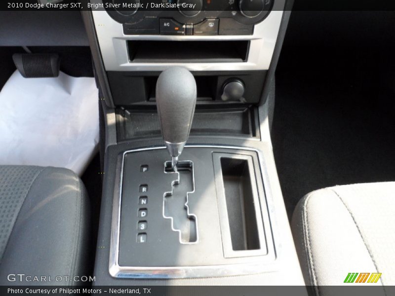 Bright Silver Metallic / Dark Slate Gray 2010 Dodge Charger SXT