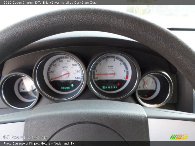Bright Silver Metallic / Dark Slate Gray 2010 Dodge Charger SXT