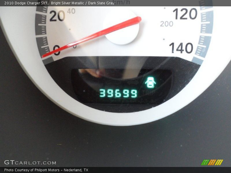 Bright Silver Metallic / Dark Slate Gray 2010 Dodge Charger SXT