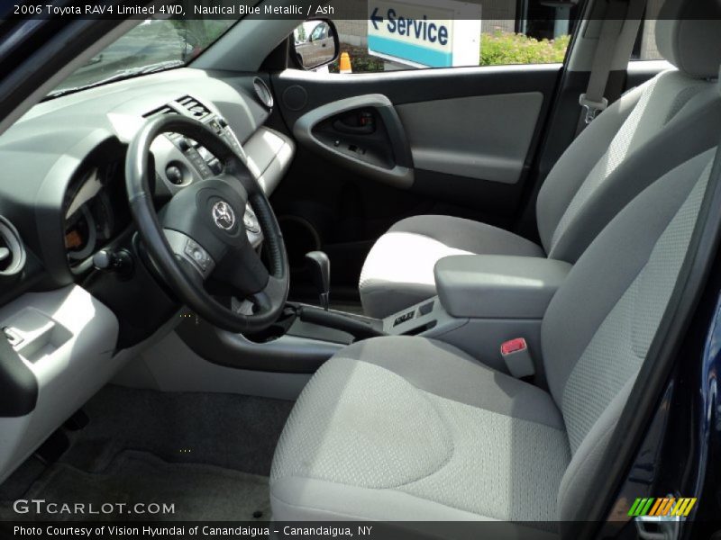 Nautical Blue Metallic / Ash 2006 Toyota RAV4 Limited 4WD