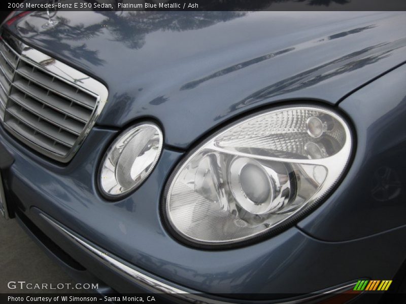 Platinum Blue Metallic / Ash 2006 Mercedes-Benz E 350 Sedan