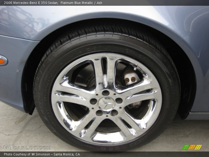 Platinum Blue Metallic / Ash 2006 Mercedes-Benz E 350 Sedan