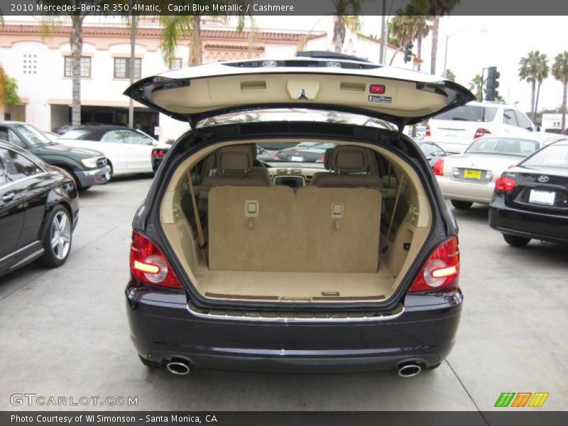 Capri Blue Metallic / Cashmere 2010 Mercedes-Benz R 350 4Matic