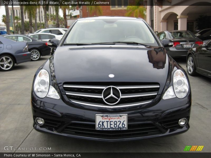 Capri Blue Metallic / Cashmere 2010 Mercedes-Benz R 350 4Matic