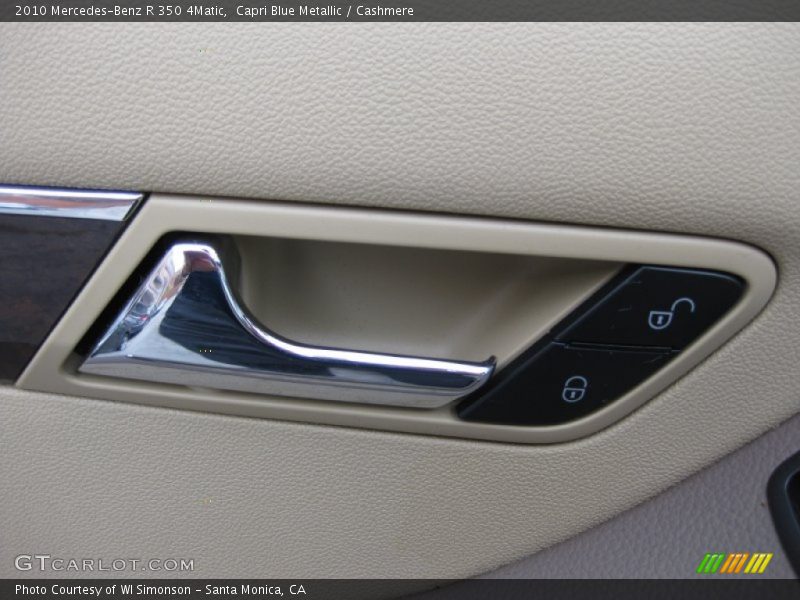 Capri Blue Metallic / Cashmere 2010 Mercedes-Benz R 350 4Matic