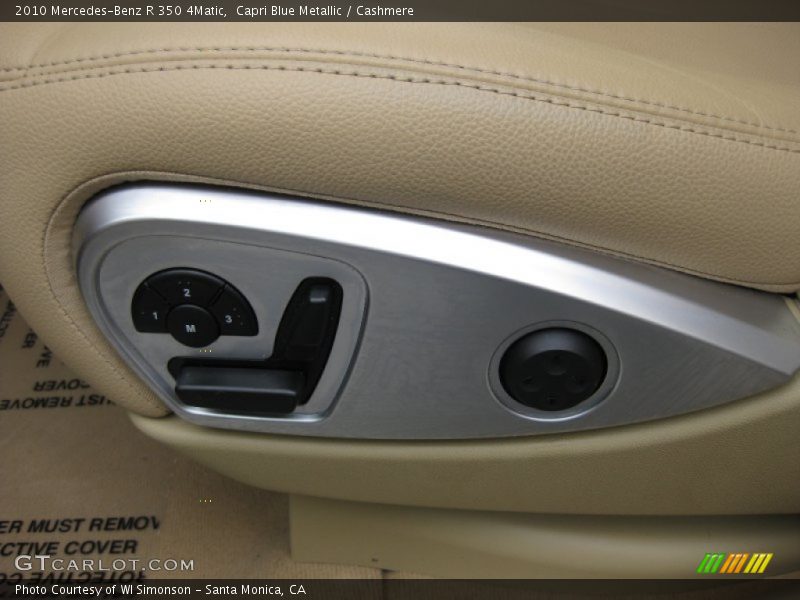 Capri Blue Metallic / Cashmere 2010 Mercedes-Benz R 350 4Matic
