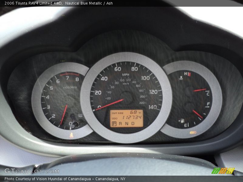 Nautical Blue Metallic / Ash 2006 Toyota RAV4 Limited 4WD