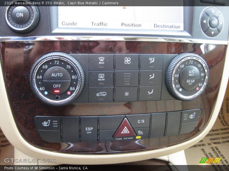 Controls of 2010 R 350 4Matic