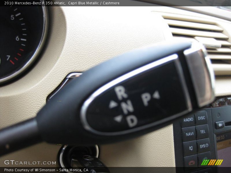 Capri Blue Metallic / Cashmere 2010 Mercedes-Benz R 350 4Matic