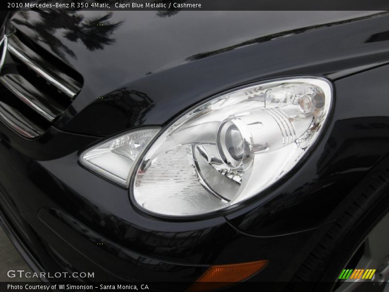 Capri Blue Metallic / Cashmere 2010 Mercedes-Benz R 350 4Matic