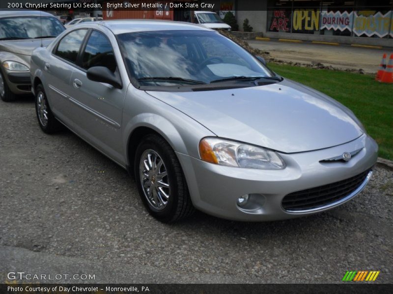Bright Silver Metallic / Dark Slate Gray 2001 Chrysler Sebring LXi Sedan