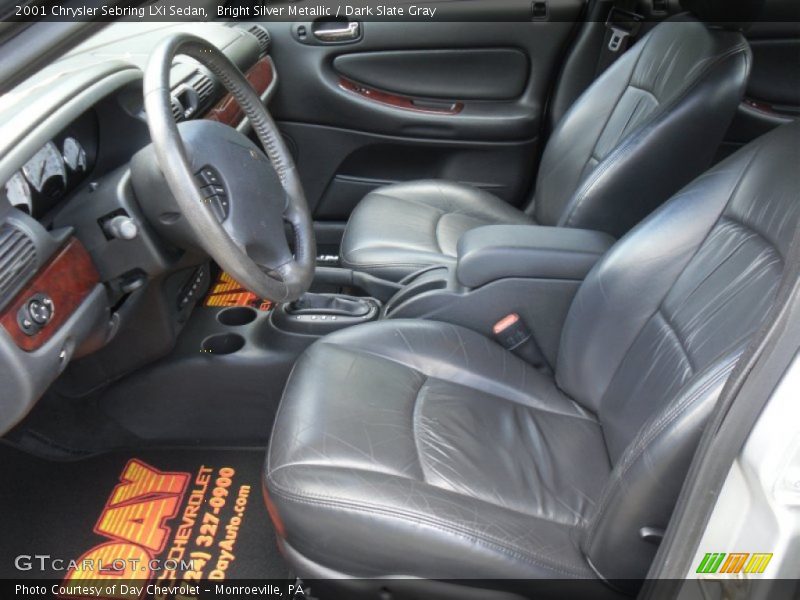 Bright Silver Metallic / Dark Slate Gray 2001 Chrysler Sebring LXi Sedan