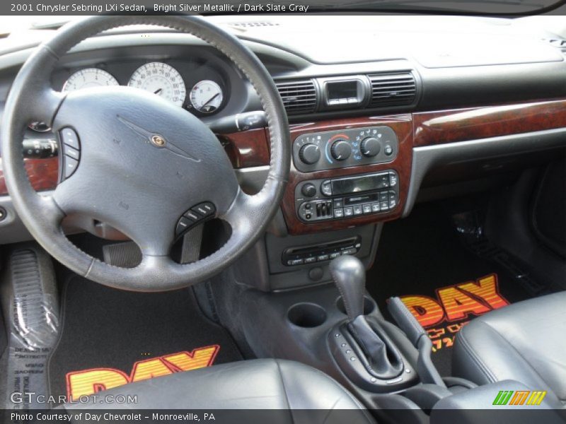 Bright Silver Metallic / Dark Slate Gray 2001 Chrysler Sebring LXi Sedan
