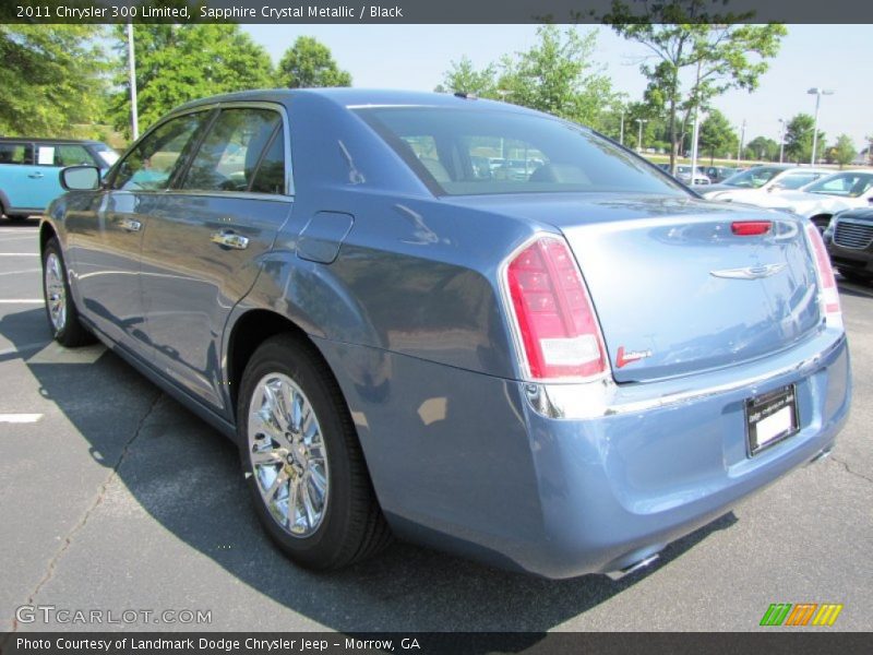 Sapphire Crystal Metallic / Black 2011 Chrysler 300 Limited