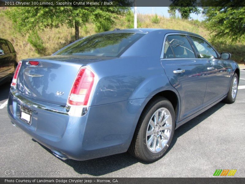 Sapphire Crystal Metallic / Black 2011 Chrysler 300 Limited